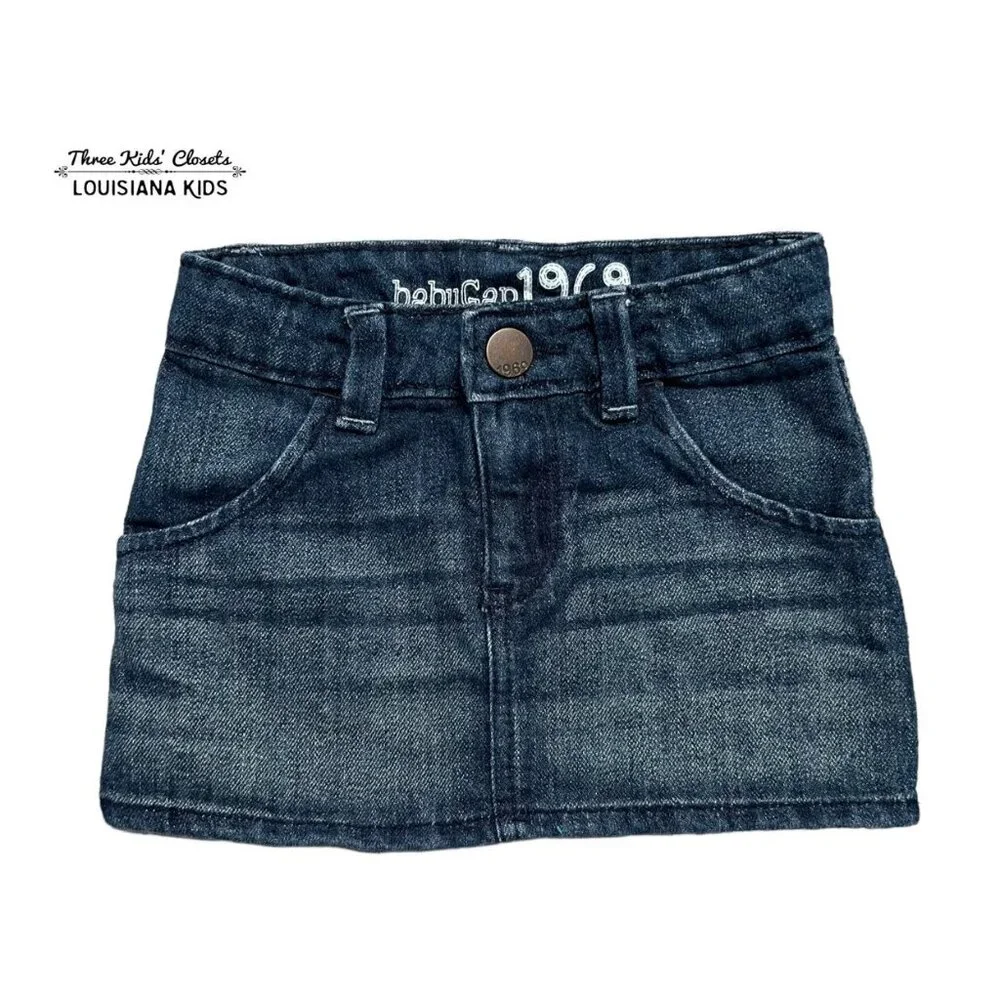 Baby Gap 2Y 1969 Denim Mini Skirt